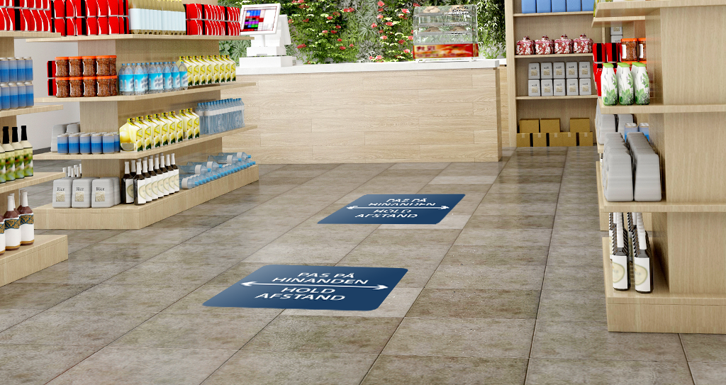 Gulvfolie - Firkantet